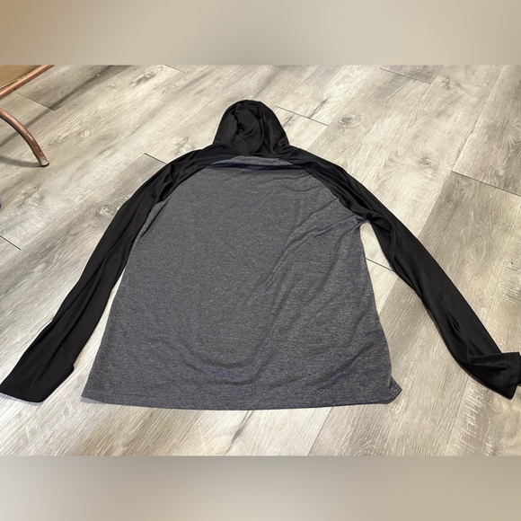 Toronto Blue Jays pullover hoodie long sleeve grey black MLB baseball team large - Picture 7 of 7